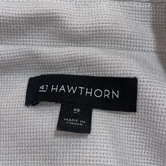 41 HAWTHORN Gray Open Front Blazer Jacket - Picture 4 of 5